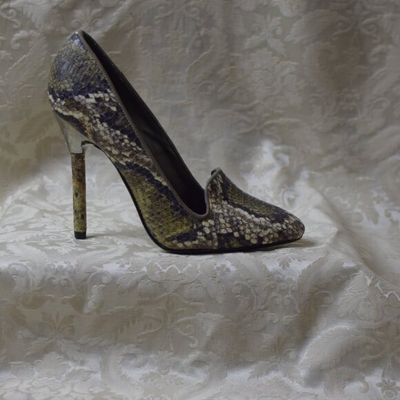 Worthington Snakeskin Heels Shoes Size 8 - Picture 1 of 11